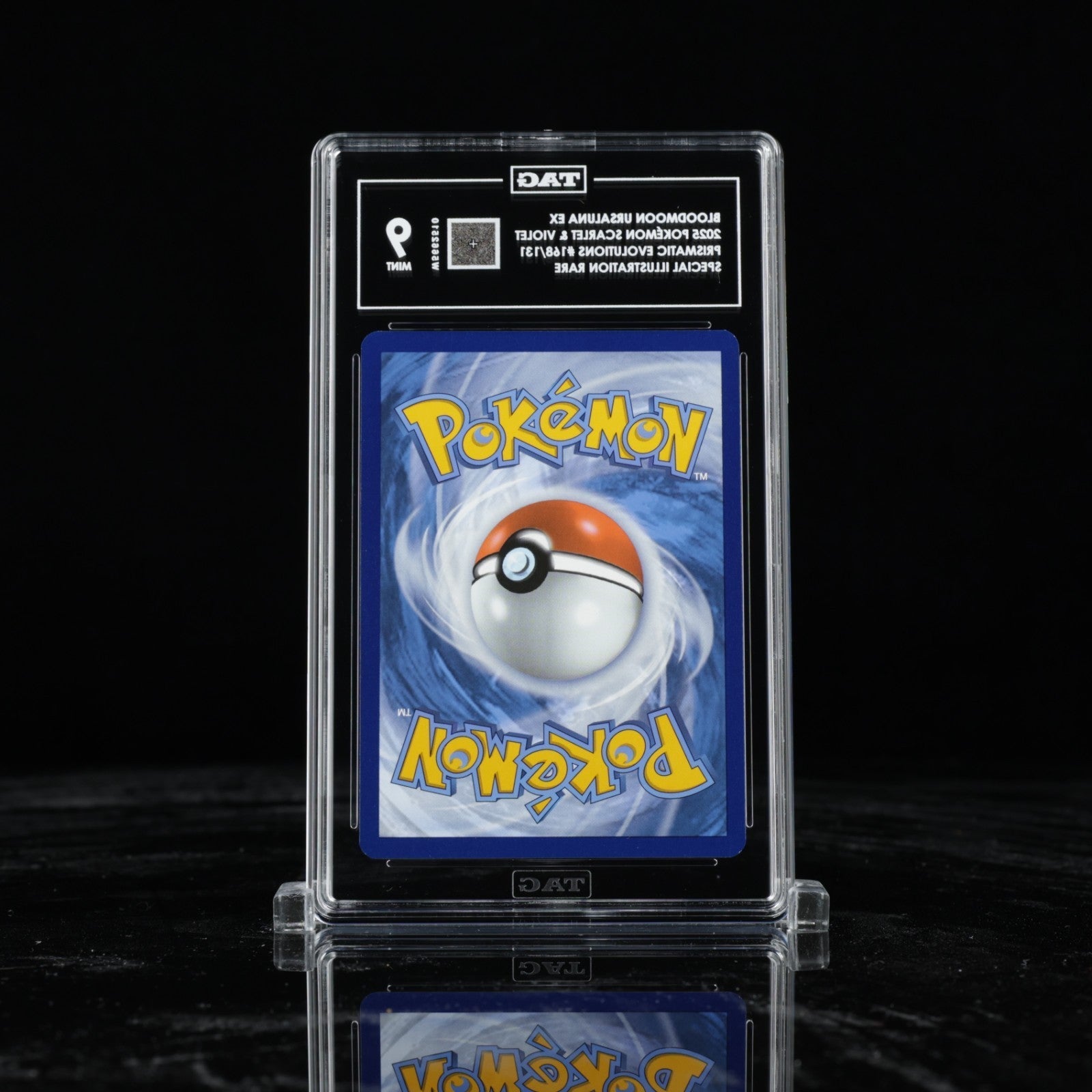 2025 POKEMON PRE EN - PRISMATIC EVOLUTIONS 168 BLOODMOON URSALUNA EX PSA 9