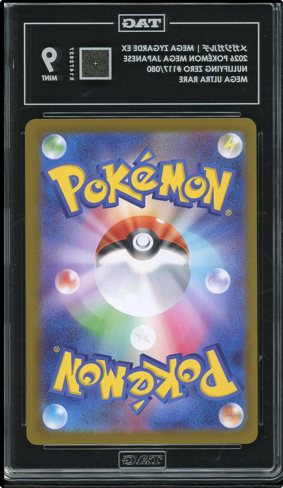 2026 Pokemon Japanese m3-Nihil Nullifying Zero #117 MEGA ZYGARDE ex SAR TAG 9