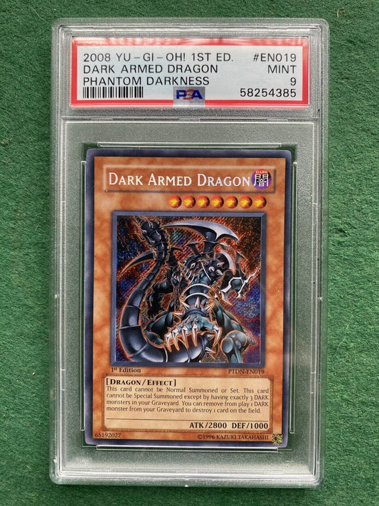 YuGiOh Dark Armed Dragon 2008 Yu-Gi-Oh! Ptdn-Phantom Darkness #EN019 PSA 9
