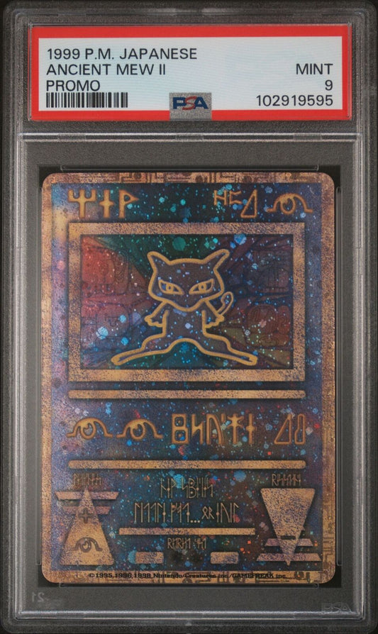 Pokemon Japanese Ancient Mew II Holo 1999 Movie Promo PSA 9