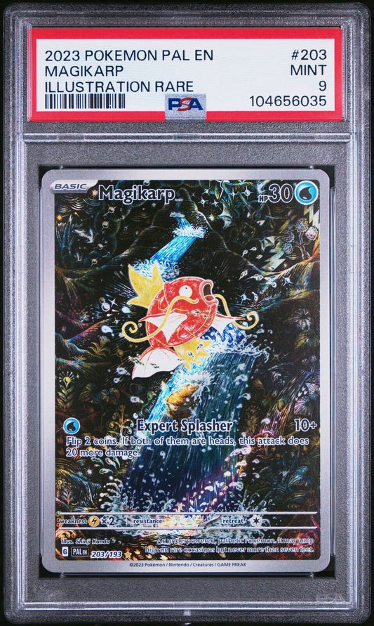 PSA 9 Magikarp IR 203/193 Paldean Evolved PAL EN Pokemon