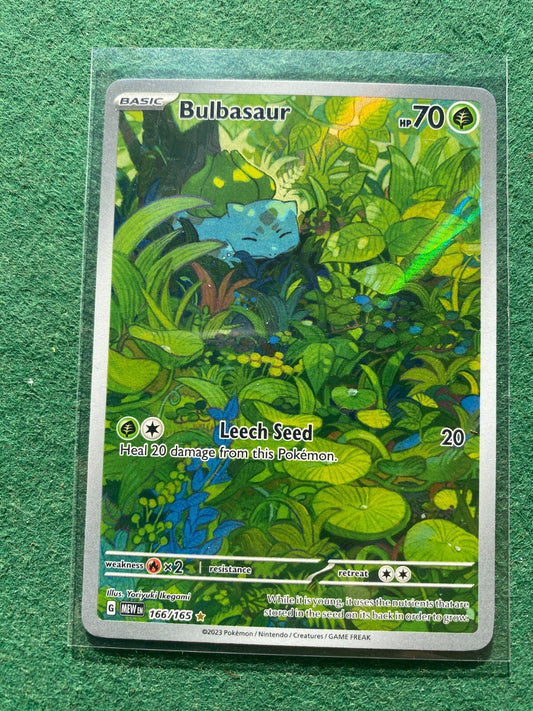 Pokemon Bulbasaur 166/165 Sv: Scarlet & Violet 151 Holo