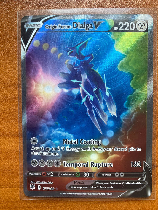Origin Forme Dialga V  177/189 Astral Radiance Alternate Art NM/M - Pokemon TCG
