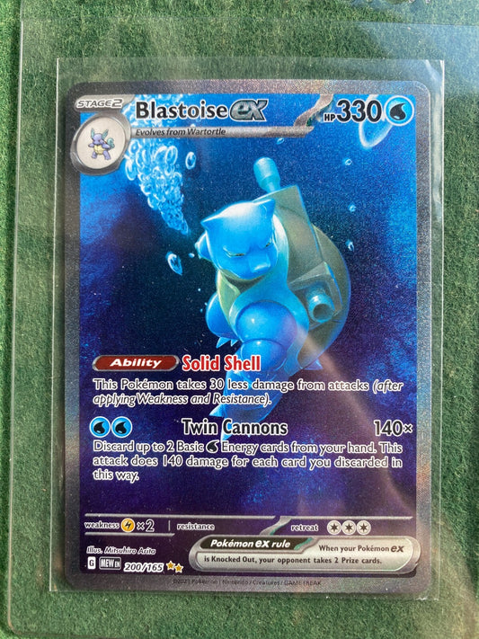 Blastoise ex SIR 200/165 Scarlet & Violet 151 Pokemon English - NM 3