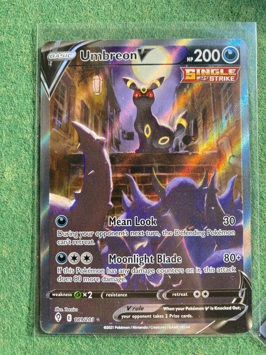 Umbreon V Alternate Art 189/203 - Evolving Skies - Ultra Rare Pokemon NM