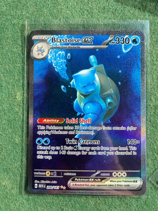 Blastoise ex SIR 200/165 Scarlet & Violet 151 Pokemon English - NM 4