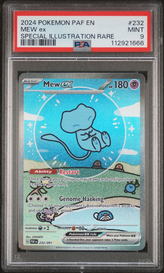 Mew Ex 232 PSA 9 - Paldean Fates - Pokemon