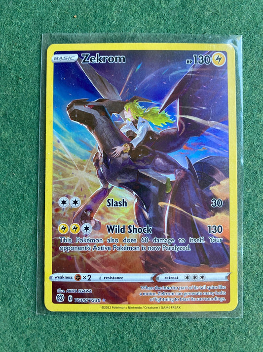 Zekrom TG05/TG30 Holo Rare - Brilliant Stars Trainer Gallery - Pokemon TCG - LP