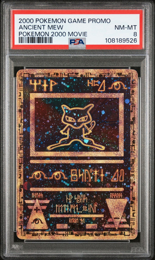 Pokemon Ancient Mew Movie 2000 Promo PSA 8