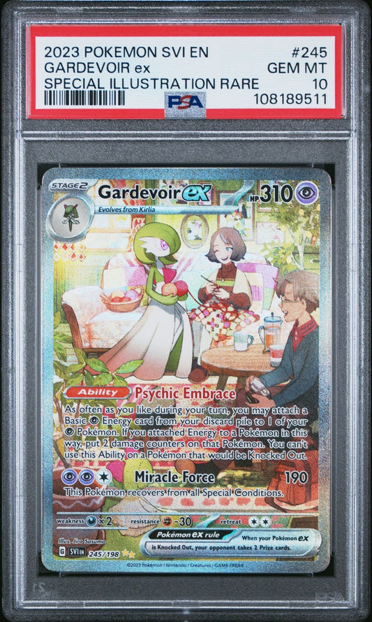 Pokemon Gardevoir ex 245/198 SIR PSA 10 Scarlet & Violet Base Set