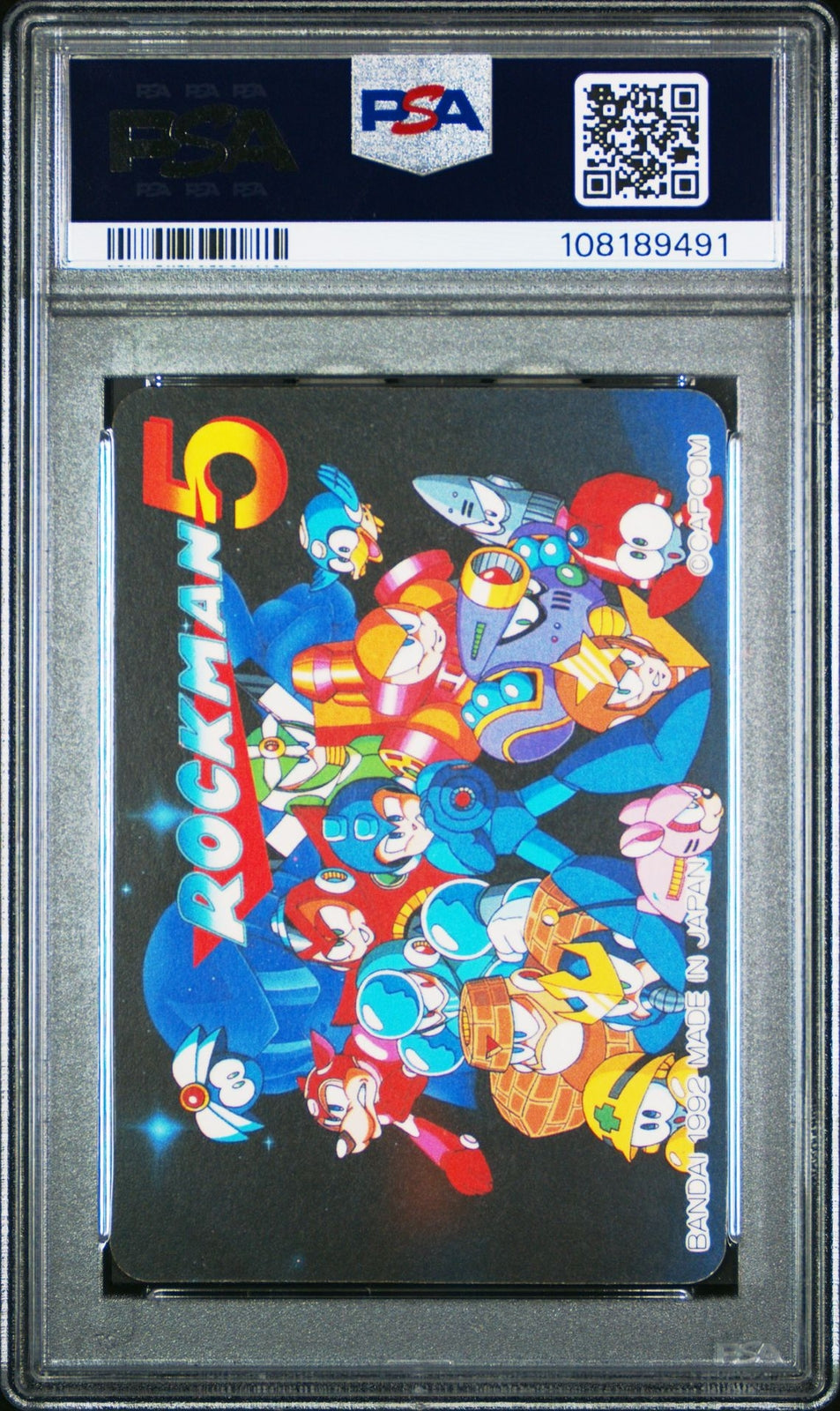 PSA 8 1992 Megaman Part 3 Rockman Super Rock Buster #86