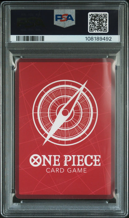 2024 ONE PIECE Shanks Alt Art Leader OP09-001 Emperors In The New Wld ENG PSA 10