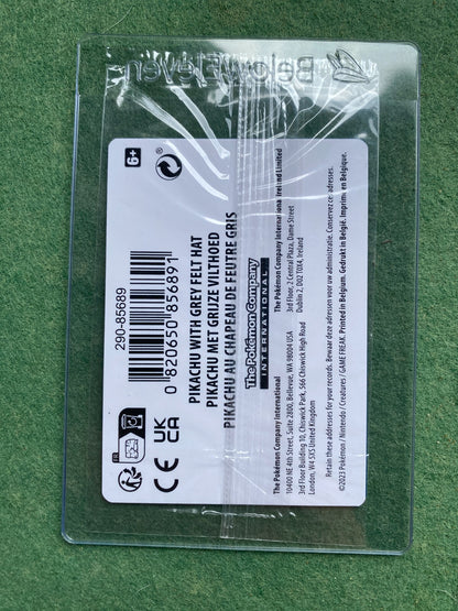 Pikachu With Grey Felt Hat 085 Promo Pokemon Van Gogh Museum Sealed #3