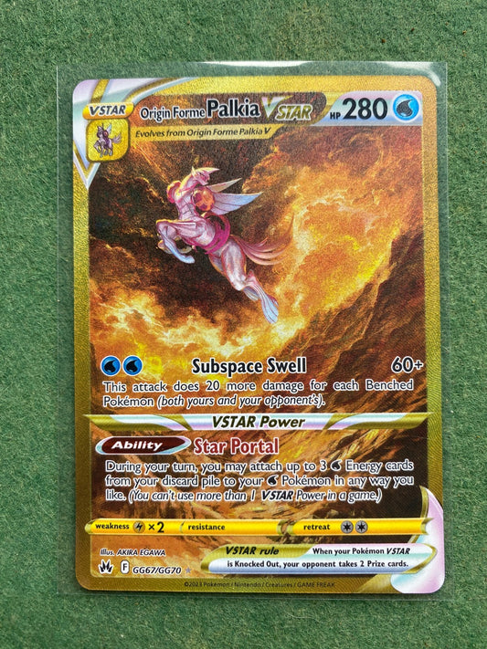 Pokemon Origin Forme Palkia VSTAR GG67 Crown Zenith Near Mint NM