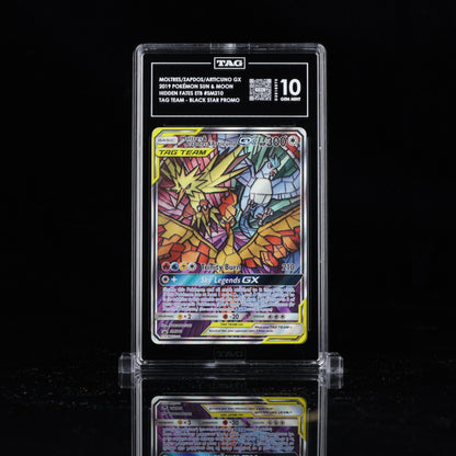 TAG 10 Moltres & Zapdos & Articuno GX TAG TEAM SM210 Pokemon Black Star Promo #2