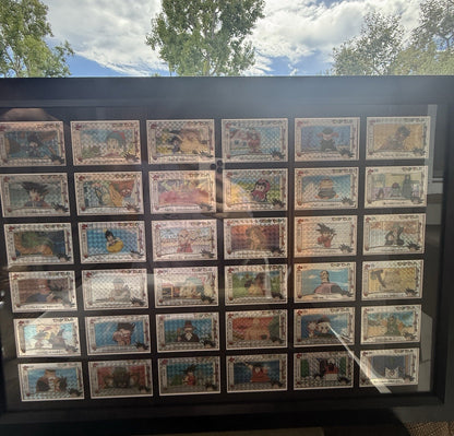 36 Vintage Compete Set 2001 Dragon Ball Terebi Denwa LP-MP Goku Framed Bandai