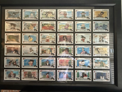 36 Vintage Compete Set 2001 Dragon Ball Terebi Denwa LP-MP Goku Framed Bandai