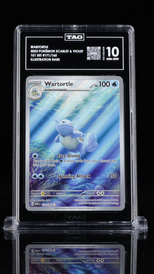 Wartortle 171/165 TAG 10 Illustration Rare 151 Pokemon