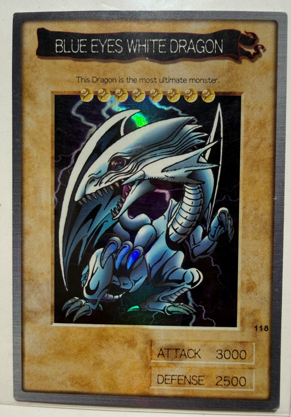 YU-GI-Oh! Japanese Bandai-3rd Generation 118 Blue-Eyes White Dragon LP