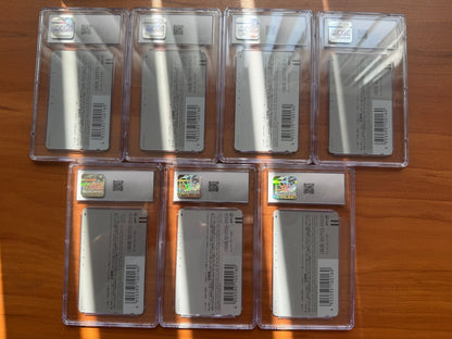 1998 2000 1999 Pokemon Japanese ANA Phone Card Pikachu Airlines Lot CGC 7 8 8.5