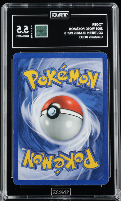 2001 POKEMON SOUTHERN ISLANDS PROMO #4 TOGEPI HOLO TAG 5.5 PSA