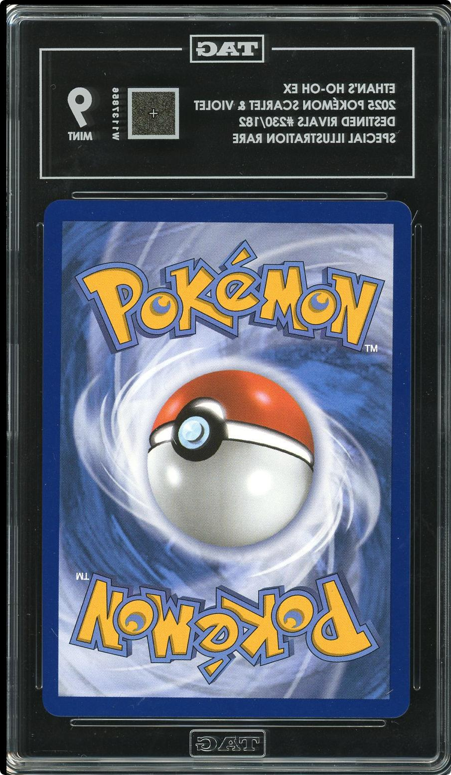 2025 Pokemon Ethan's Ho-Oh ex 230/182 Sv10: Destined Rivals Holo TAG 9