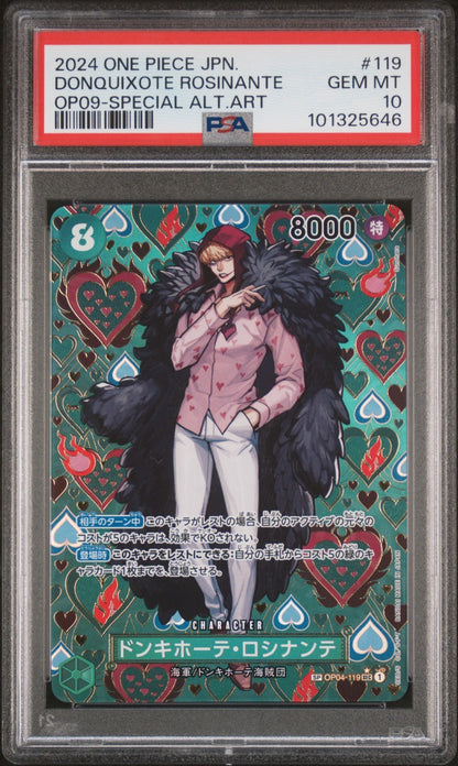 One Piece Rosinante Corazon SEC OP04-119 PSA 10 Japanese