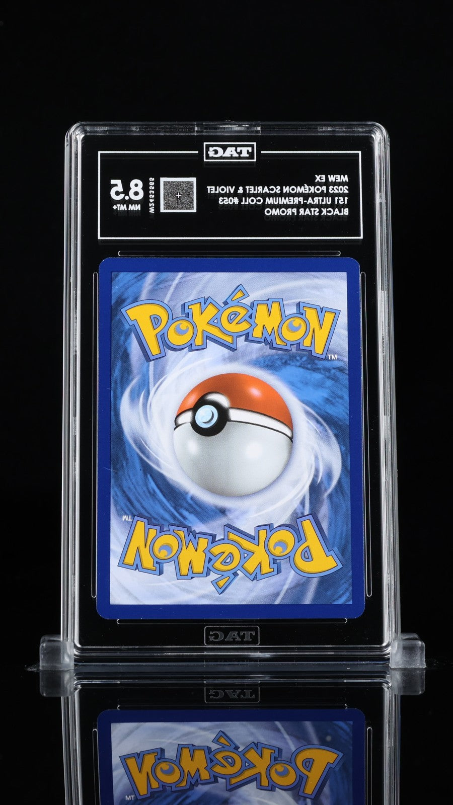 Pokemon Mew ex 053 Scarlet & Violet Promo ultra-premium collection TAG 8.5