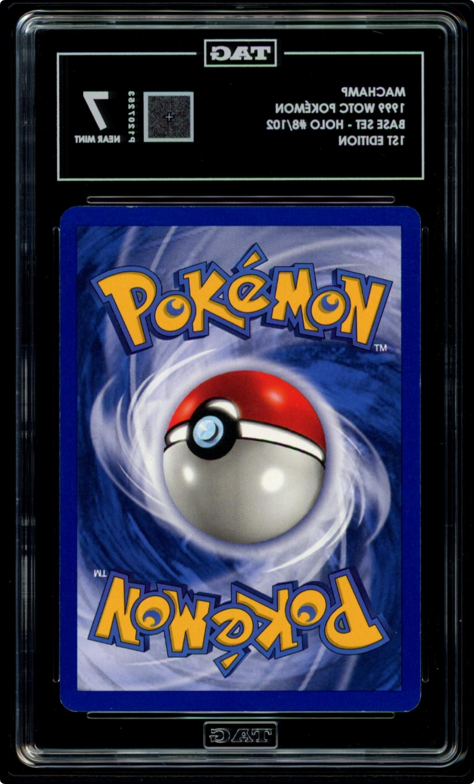 Machamp Holo 1st Edition 8/102 Pokemon Base Set 1999 TAG 7