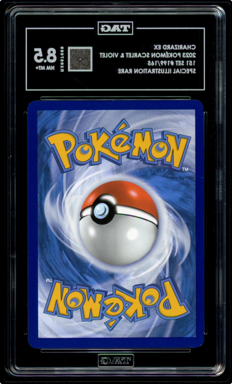 TAG 8.5 Charizard ex 199/165 SPECIAL ILLUSTRATION RARE Sv: Scarlet & Violet 151