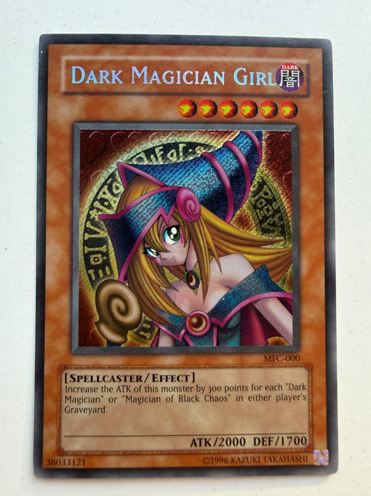 Yugioh Dark Magician Girl MFC-000 Magician's Force Secret Rare NM-
