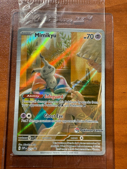 Mimikyu - 075 (Pokemon Center Exclusive) Sv: Scarlet & Violet Promo Card SEALED