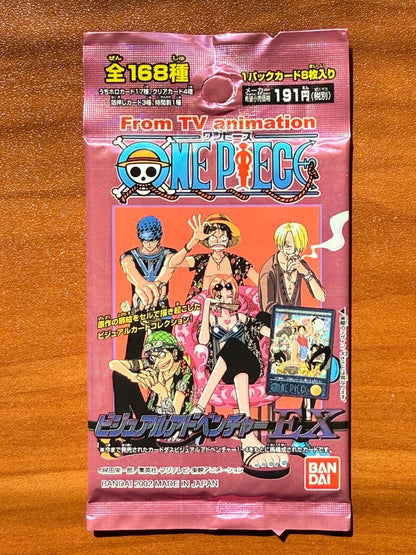 One Piece Visual Adventure EX Sealed Booster Pack TV Animation 2002