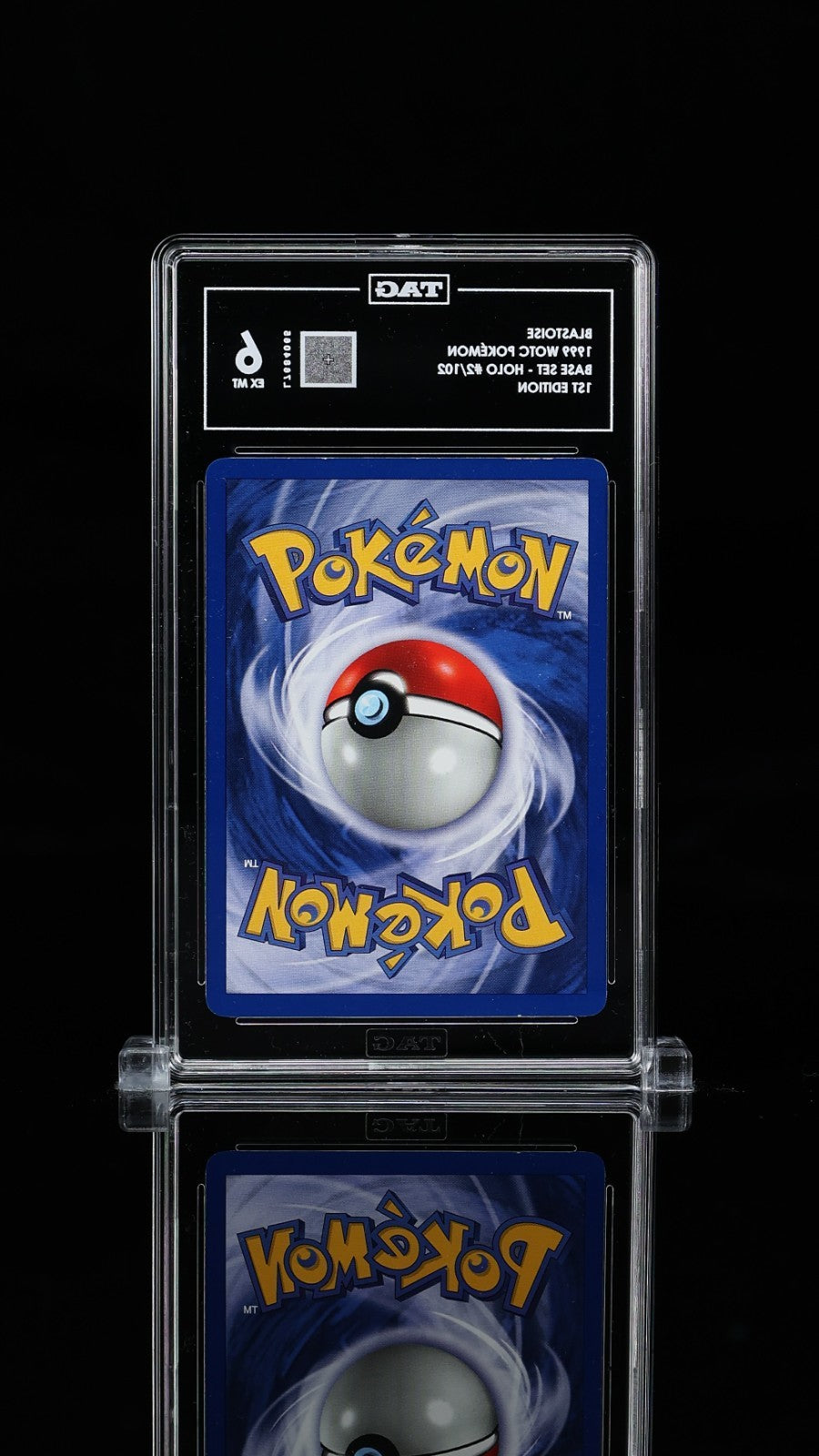 1999 Pokemon Blastoise 1st Edition Base Set Shadowless Holo TAG 6 PSA