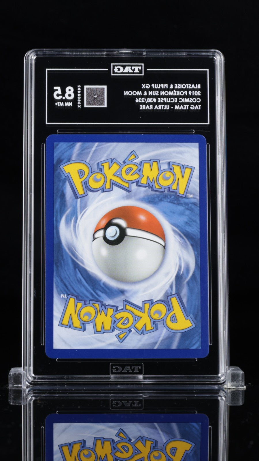 2019 Blastoise & Piplup GX 38/236 Pokemon TAG 8.5