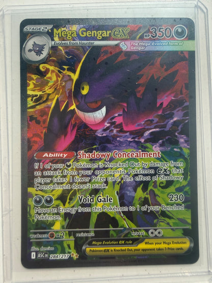 MEGA GENGAR EX 2026 POKEMON ASCENDED HEROES SPECIAL ILLUSTRATION RARE 284/217 NM