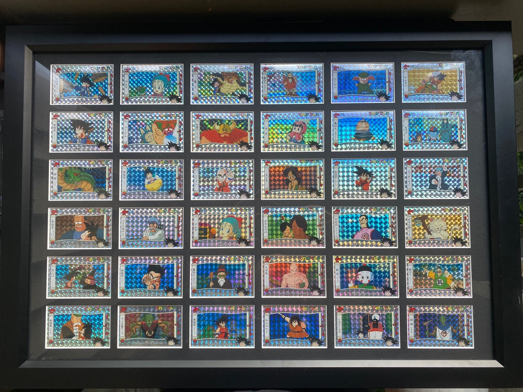 1991 Dragon Ball Terebi Denwa Part 1 Prism Full Set LP To NM With Custom Frame