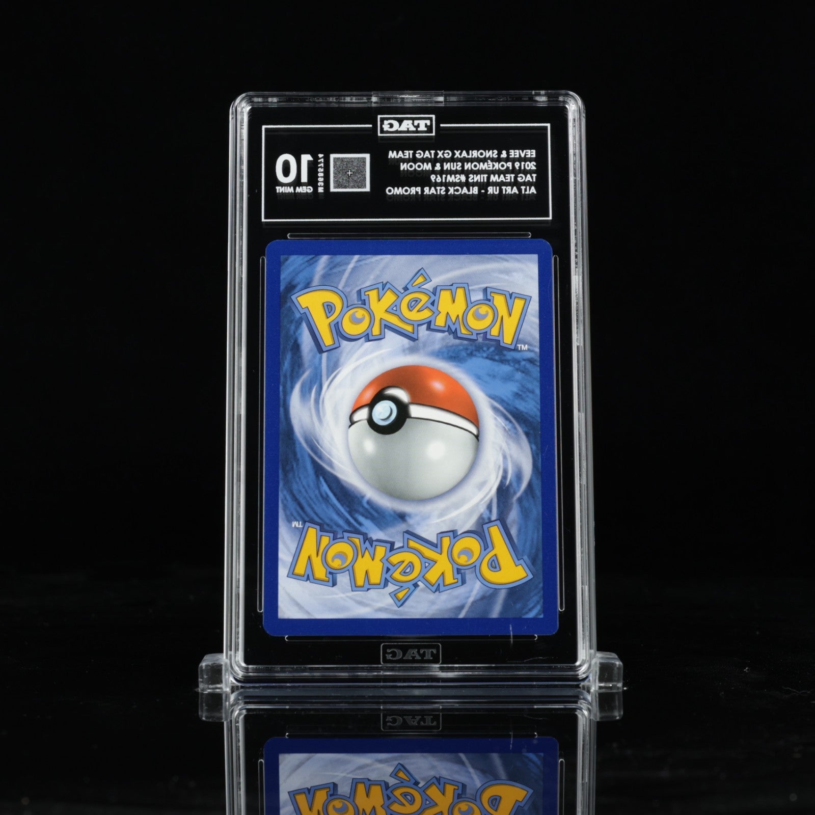 Pokemon TCG Eevee & Snorlax GX SM169 Alternate Full Art Tag Team Tins TAG 10