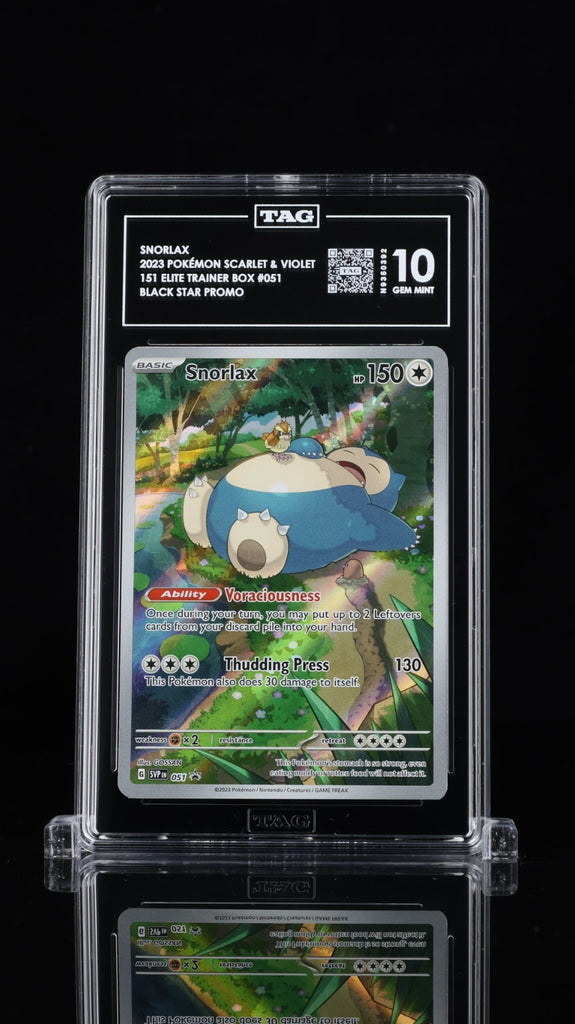 Pokemon Snorlax 051 Sv: Scarlet & Violet Promo Cards Holo TAG 10