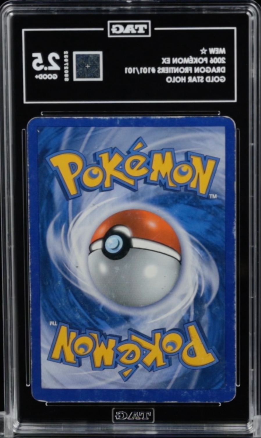 2006 Pokemon Dragon Frontier #101/101 Mew Gold Star TAG 2
