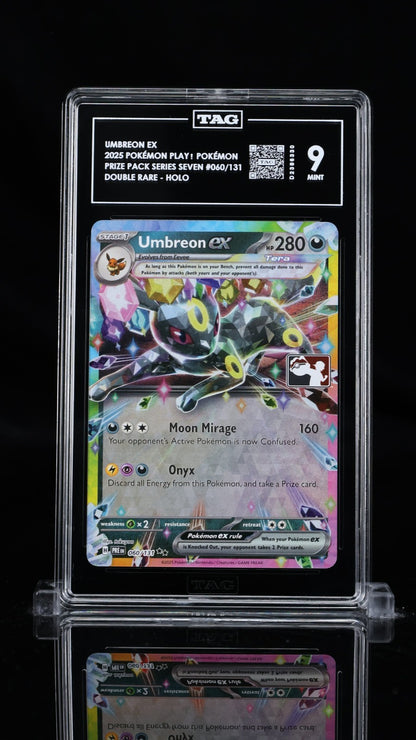 Umbreon ex 060/131 Prize Pack Series Cards Holo TAG 9