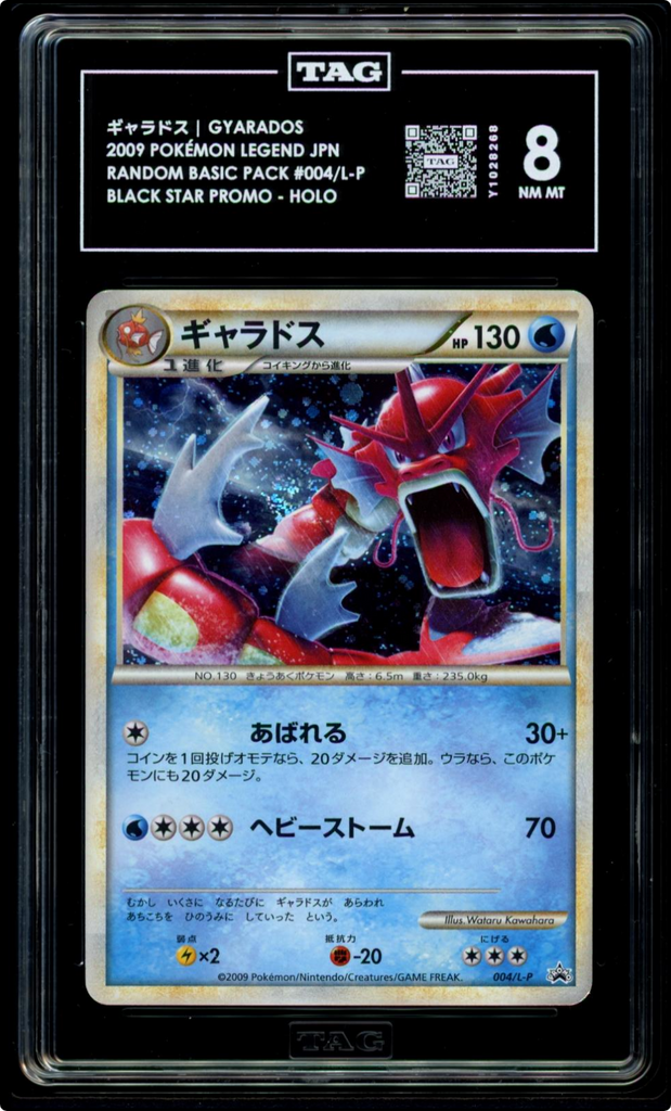Japanese Pokemon Gyarados 004/L-P Random Basic Pack Legend Promo Holo TAG 8