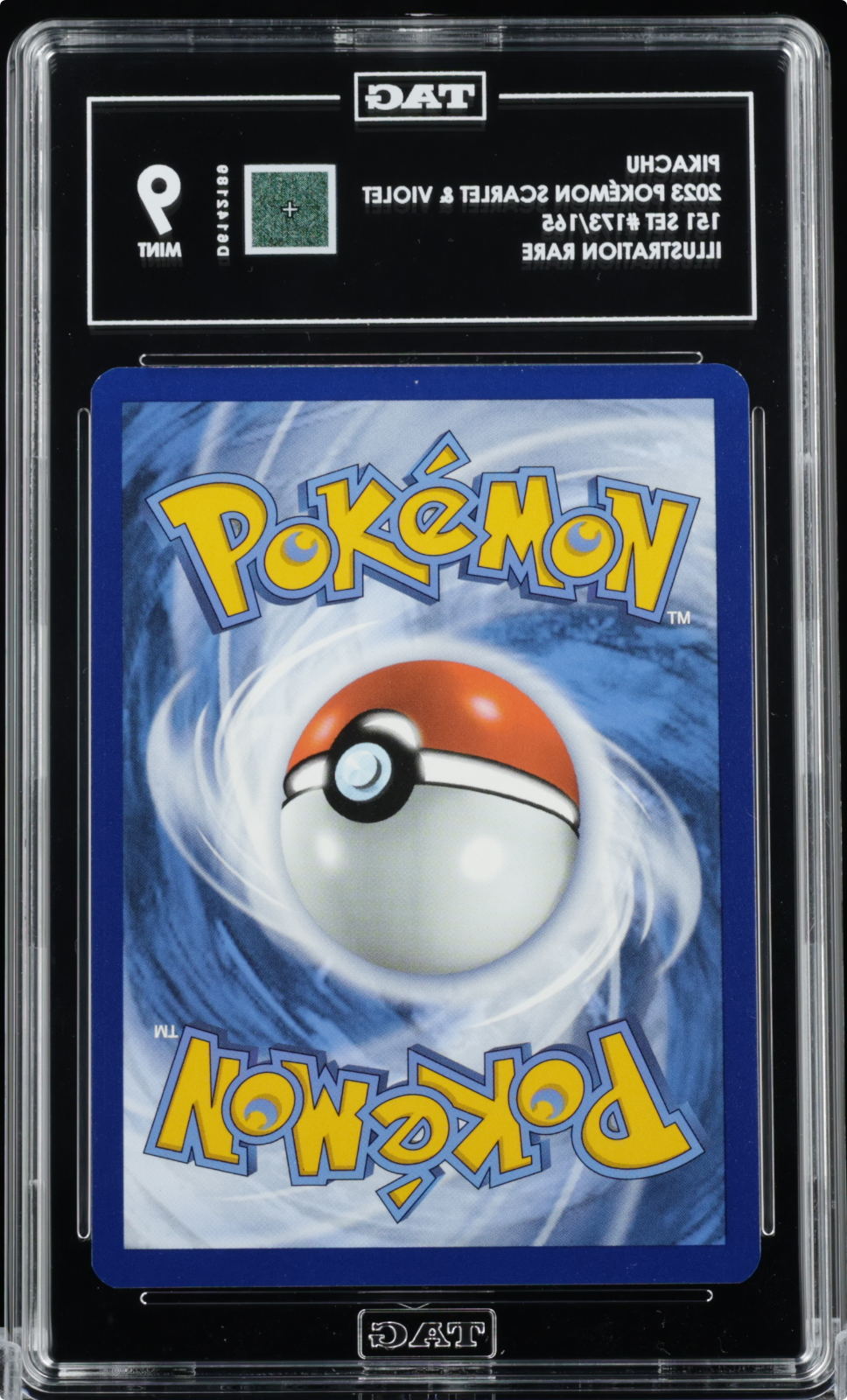 Pokémon TCG 151 Pikachu 173/165 Illustration Rare TAG 9