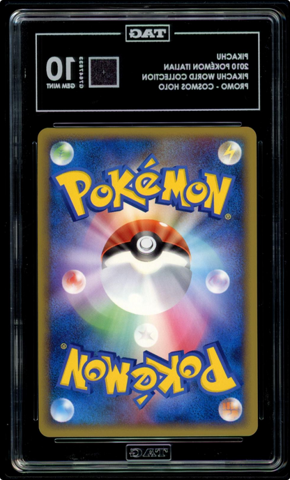 TAG 10 PIKACHU | World Collection Italian Holo Pokemon