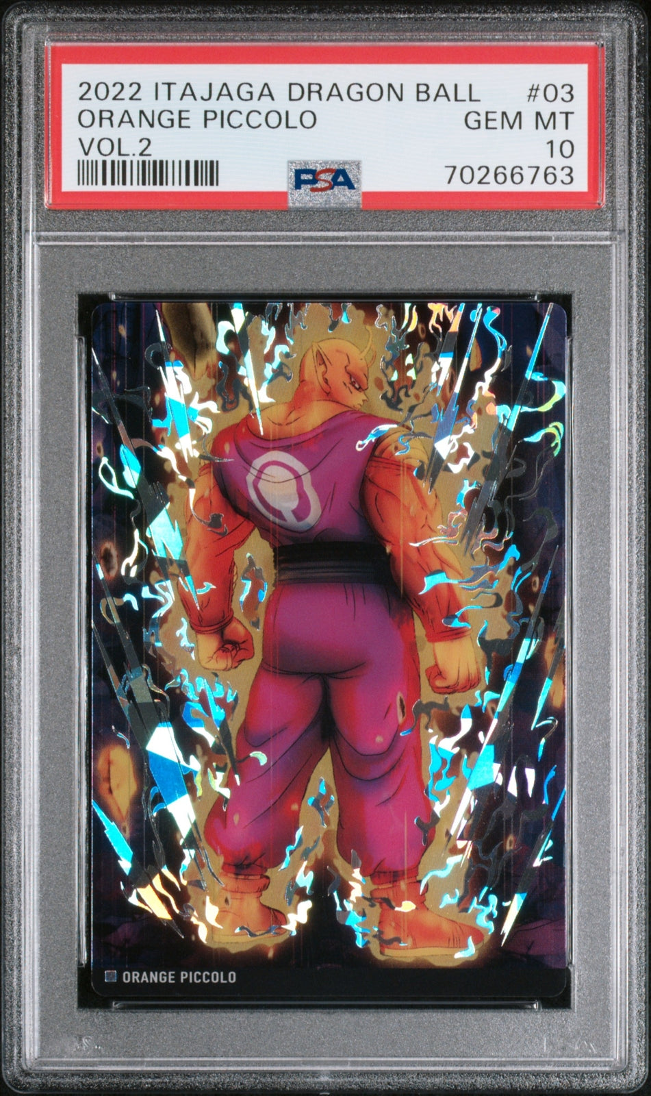 2022 Itajaga Dragon Ball 1st Year Of ORANGE PICCOLO PSA 10