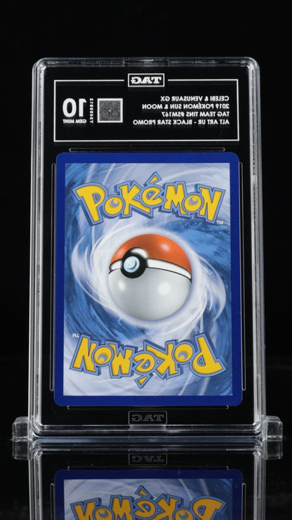 TAG 10 Celebi & Venusaur GX Full Alt Art SM167 Promo Pokemon #2