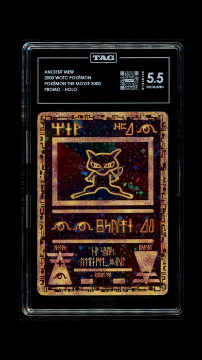 Ancient Mew 2000 WOTC Pokemon The Movie Holo Promo TAG 5.5