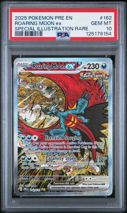 PSA 10 Roaring Moon ex Special Illustration Rare 162/131 Prismatic Evolutions #2