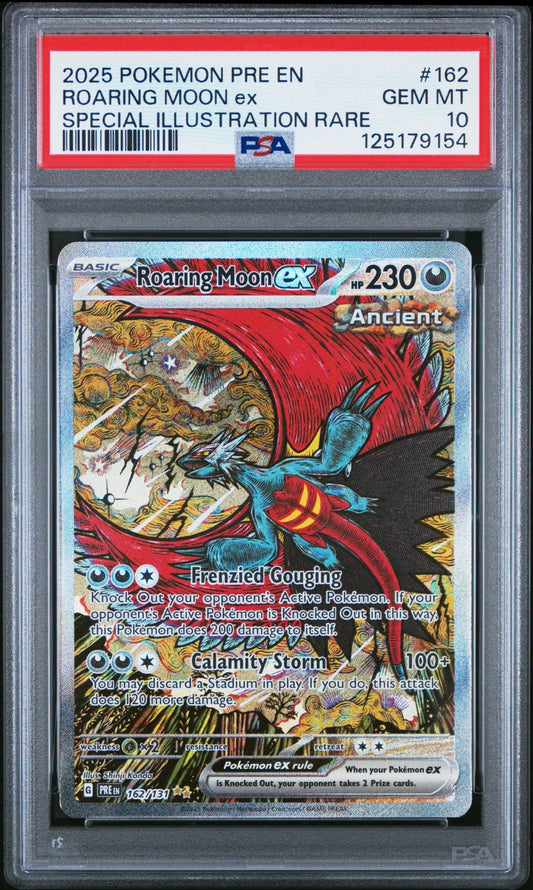 PSA 10 Roaring Moon ex Special Illustration Rare 162/131 Prismatic Evolutions #2