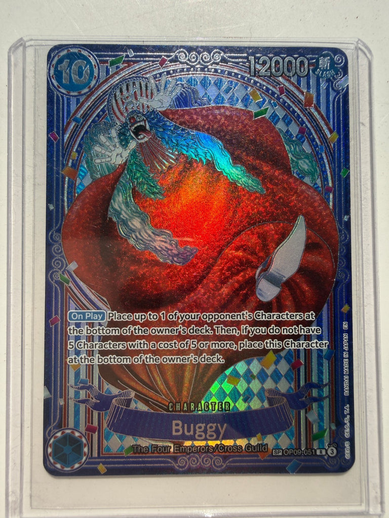 ENGLISH (SILVER) Buggy - OP09-051 (SP) OP14 EB04 The Azure Sea's Seven Foil NM